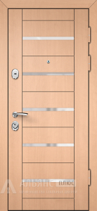 Металлическая дверь 2000х800 для дачи №42 внешняя - фото