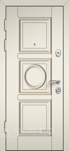 Входная дверь утепленная в коттедж с покраской в цвет антрацит №97 внутренняя - фото