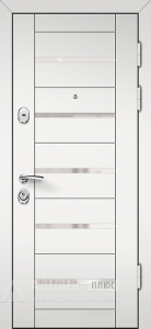 Входная дверь металлическая Эко №43 внешняя - фото