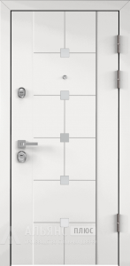 Входная дверь с глубокой фрезеровкой внутри №5 внешняя - фото