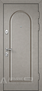 Металлическая дверь в офис цвет "серый кварц" №44 внешняя - фото
