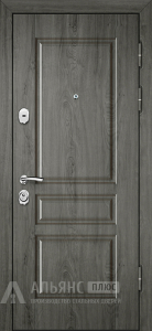 Входная дверь ламинат серый дуб с терморазрывом №30 внешняя - фото