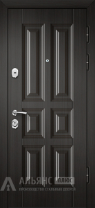 Входная дверь с многослойной филёнчатой панелью №15 внешняя - фото