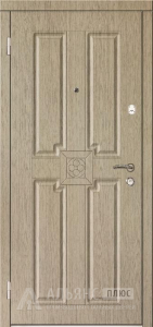 Утепленная дверь для частного дома с открыванием внутрь №51 внутренняя - фото