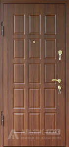 Дверь однопольная с высоким классом защиты цвет серый №18 внутренняя - фото