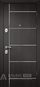 Классическая квартирная дверь с покрытием винорит №18 внешняя - фото