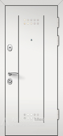 Фото «Недорогая дверь белая для подъезда №57»