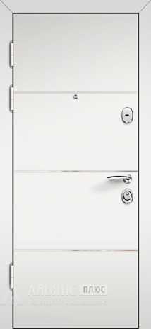 Фото 2 «Шумоизоляционная входная трехконтурная дверь белый софт №26»