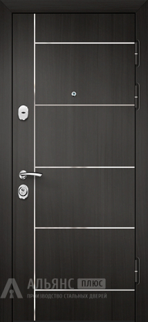 Фото «Глухая металлическая дверь с уплотнителем и молдингом №16»